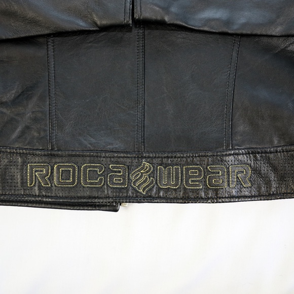 ROCA WEAR LEATHER JACKET. SIZE LARGE - Picture 9 of 9